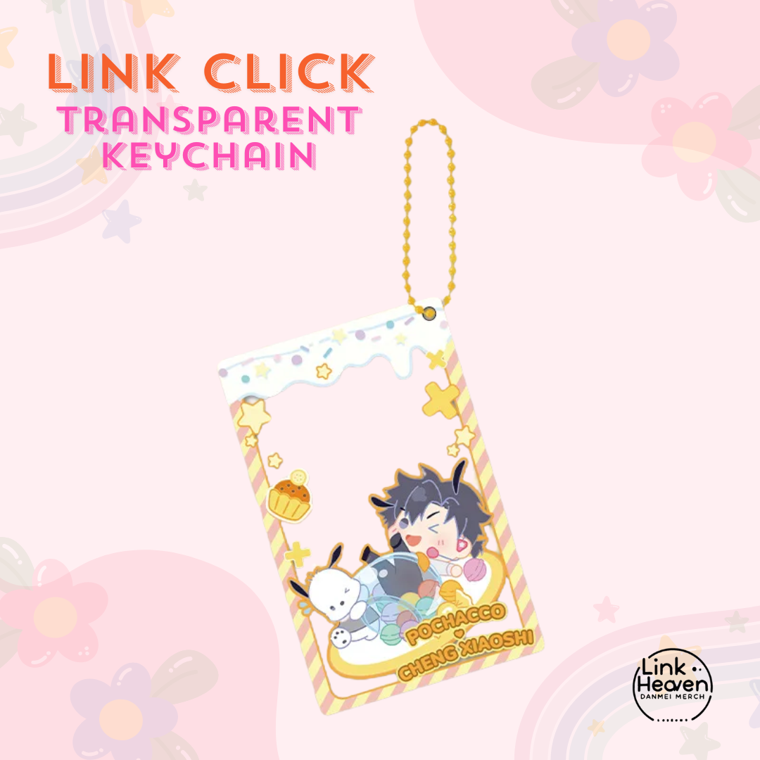 Charles Cheng Xiaoshi X POCHACCO Anime Card Holder & Keychain Link Click Merch shop now at danmei-merch.com