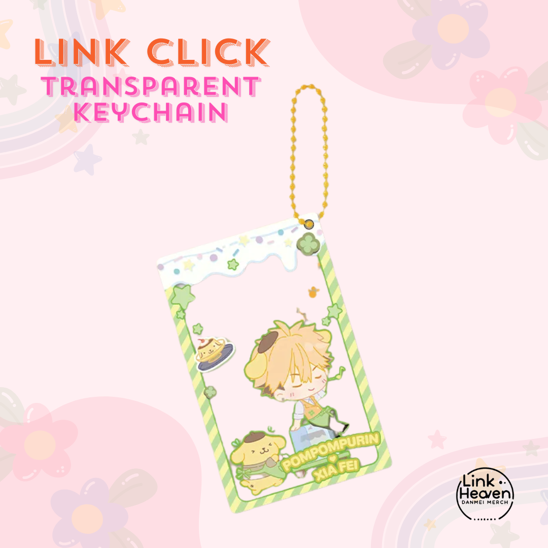 Felix Xia Fei X POMPOMPURIN Anime Card Holder & Keychain Link Click Merch shop now at danmei-merch.com