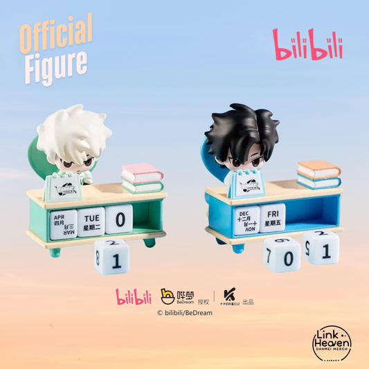 Charles and Lucas Desk Calendar Figure Bilibili Link Click Merch 2pcs shop now at danmei-merch.com