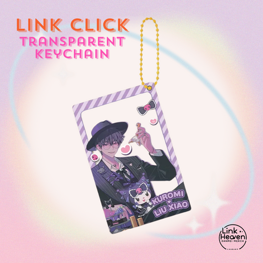 Xavier Liu Xiao X KUROMI Card Holder & Keychain Link Click Merch shop now at danmei-merch.com