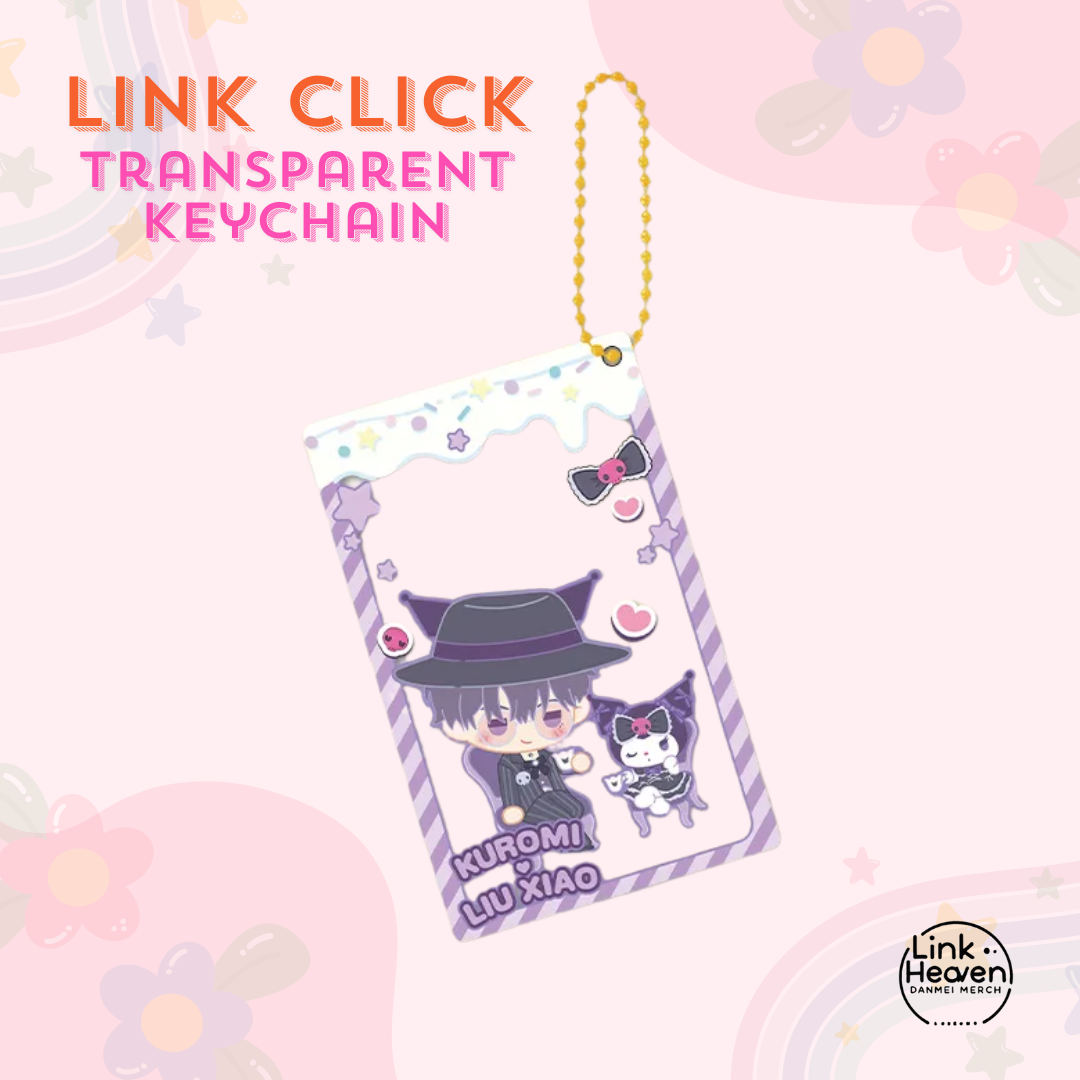 Xavier Liu Xiao X KUROMI Anime Card Holder & Keychain Link Click Merch shop now at danmei-merch.com