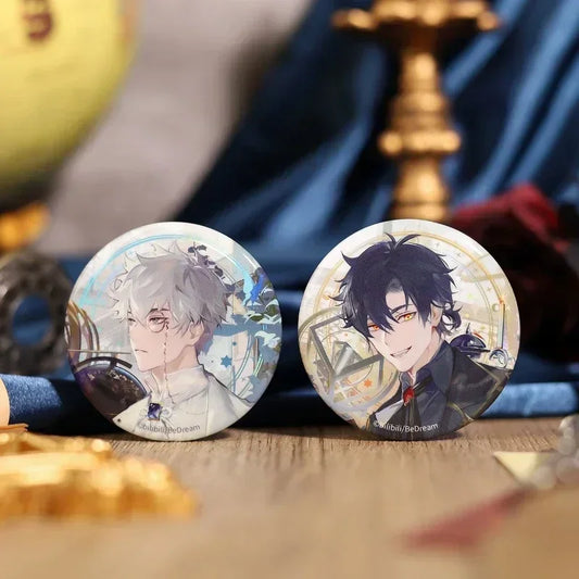 Poems of Whisper Charles Lucas Badges - Bilibili Link Click Merch shop now at danmei-merch.com