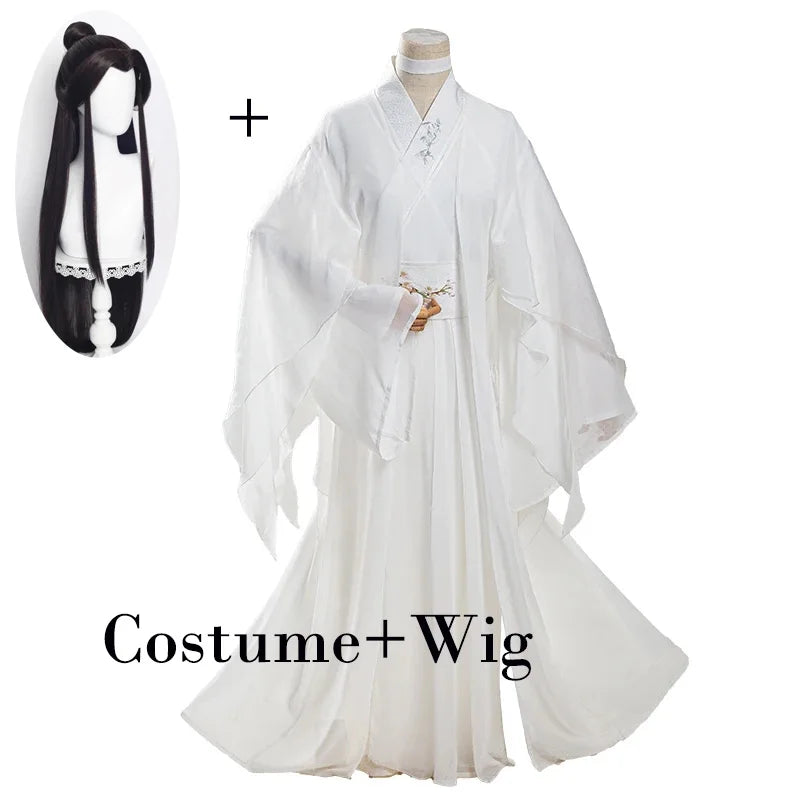 Xie Lian Cosplay Costume Top Wigs Headwear Hat TGCF Heaven Official's Blessing Merch costume wig shop now at danmei-merch.com